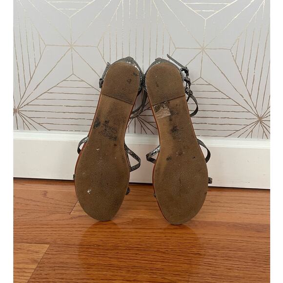 Boho beaded and sequins tribal sandals Monroe and Main sz 9.5 M shoes - Picture 6 of 6